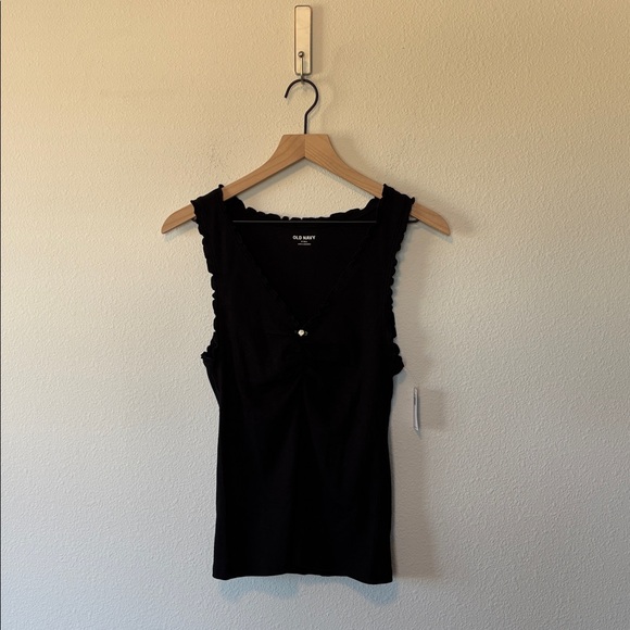 Cinched Rib-Knit Tank Top - Picture 2 of 12